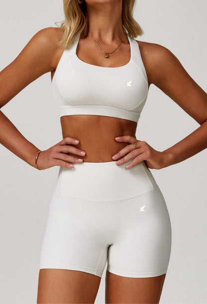 2-Piece Activewear Set – Bra & Leggings Shorts