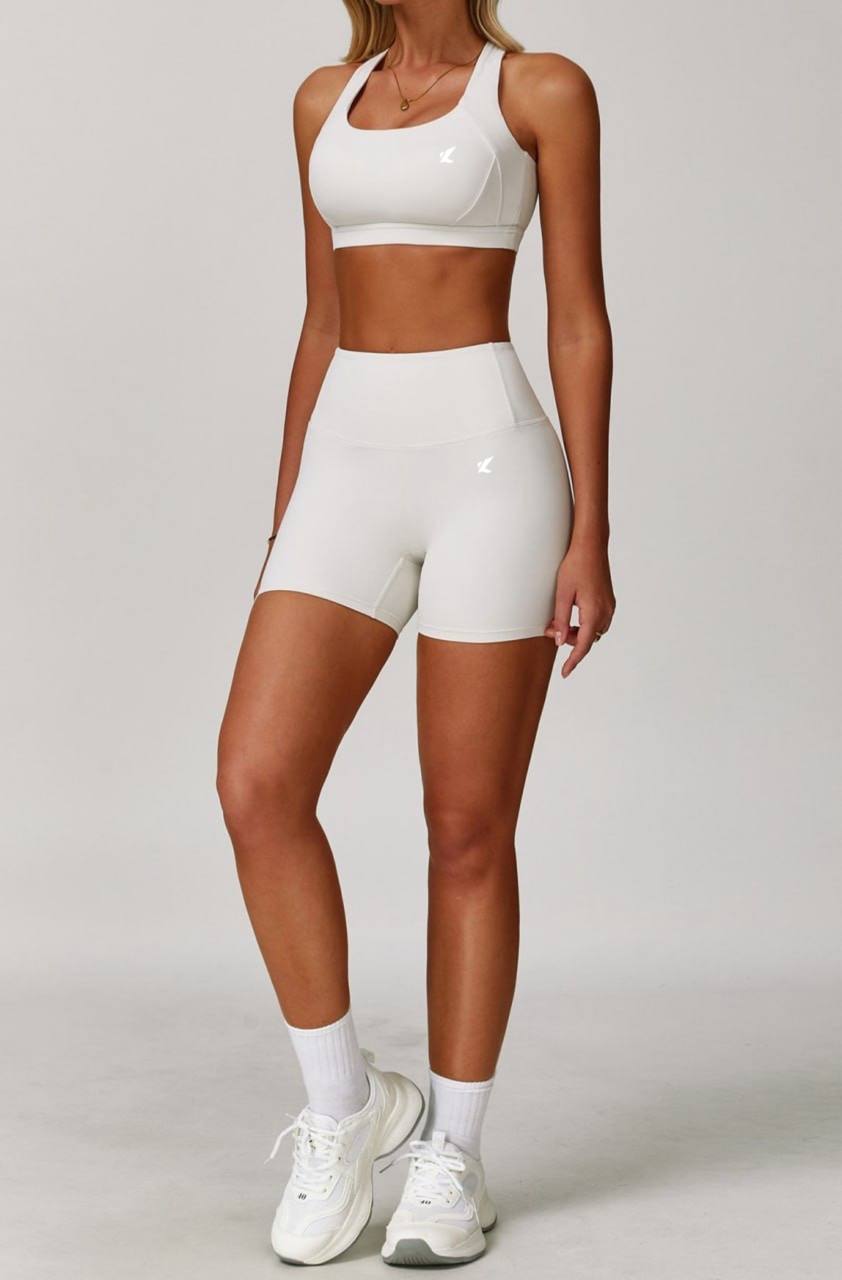 2-Piece Activewear Set – Bra & Leggings Shorts