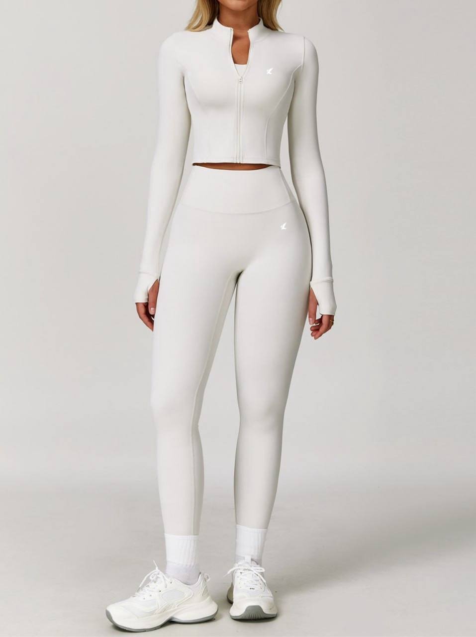 3-Piece Activewear Set – Bra, Leggings & Jacket